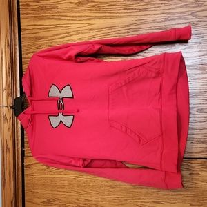 Dark Pink Under Armour hoodie, XL